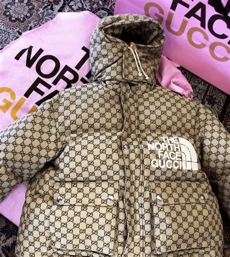 north face gucci fake|gucci north face price.